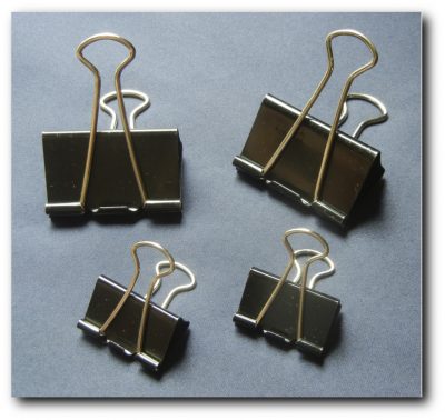 binder clips for termite trap